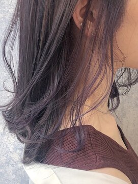 ジーナ 船橋(Zina) 小顔セミウェットウェーブピンクベージュハイライトカラー