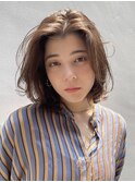 ナチュラルボブ/韓国風レイヤー/顔周り/20代30代40代《中目黒》