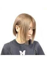 プランクスター(prankster)&nbsp;[prankster]ゴールドベージュのナチュラルボブレイヤー