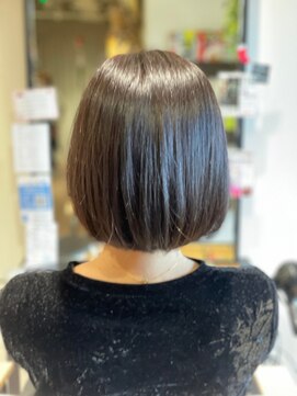 ステージ デコオリジン(stage deco origin) 大人の艶ボブ/ブルーブラック/透明感イルミナカラー