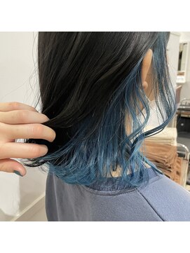 テクライズ 豊橋店(TECHRISE) ☆ターコイズブルーインナーカラー☆