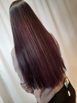 ヘアーメイク トレコローリ(hair make trecolori) 【trecolori  津田沼】ロング　ラベンダー