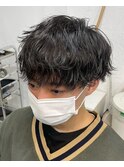 ニュアンスパーマツイストパーマ波巻きスパイラルパーママンバン
