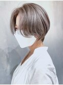 ホワイトベージュ_チェリーブラウンフェミニンロング_ba358623