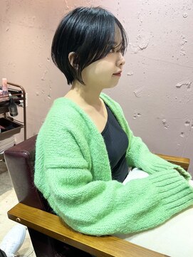 ラミエ バイ メルト 吉祥寺(lamie by melt) *滝田*くびレイヤーエモージュ愛されショートボブカット艶髪