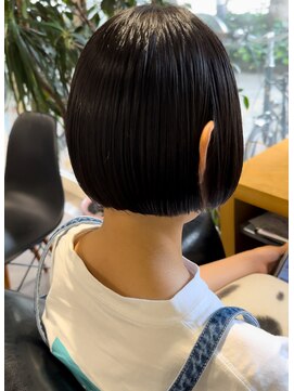 シェル 吉祥寺(shell) グレージュカラー/ボブウルフ/黒髪/ココアベージュ