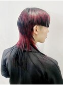 刈り上げモードマレット