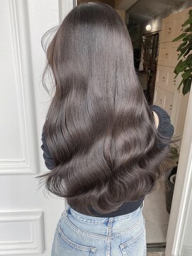 オズ 安積店(OZ) ダブルカラー外ハネボブインナーカラーハイライトケアブリーチ