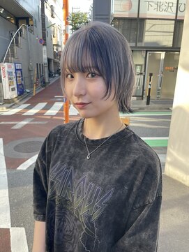 マジコ 下北沢本店(Magico) ボブウルフ×ポイントカラー