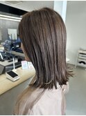 白髪ぼかしハイライトカラー/グレージュ/白髪ぼかしカラー
