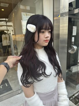 ウタリ(utari) ブリーチなしレッドカラー【難波 桜川/インナーカラー】