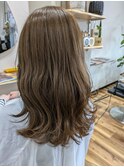 暖色系からアッシュブラウンへ！カラーチェンジ♪