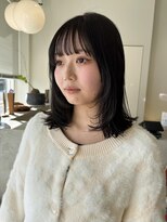 グリーン(green)&nbsp;リナ　鎖骨ミディアムレイヤー