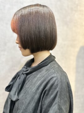 サクラ 岐阜(SAKURA) 姫カット×デザインカラー 似合わせカット