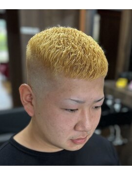 ピシャッとニ代目銀二郎 金髪濡れパン