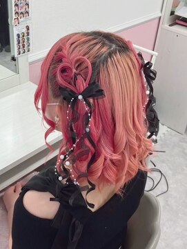 ヘアセットサロン ミント(Hair set salon MINT) ハートハーフツイン