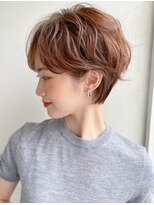 ヘアメイク アージュ 二日市店(HAIR MAKE age)&nbsp;ナチュラルブラウン　マッシュショート　ウルフパーマ