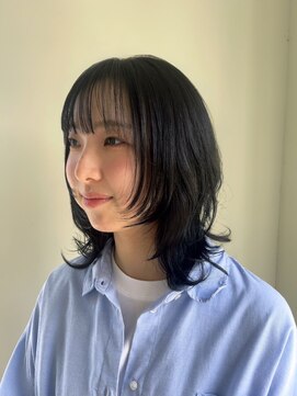 ニュイ 高槻 阪急茨木店(nui) くびれヘア/アプリコットオレンジ/ハイライトカラー/茨木