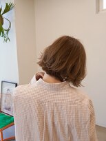 ディッセンバー 伊勢崎(December)&nbsp;切りっぱなしボブ/ミニボブ/丸くないボブ/ヘーゼルベージュ