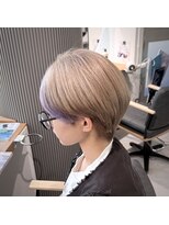 ミエルヘアーエスト 新宿店(mielhair est)&nbsp;インナーパープル^ ^デザインカラー