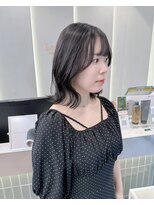 ロンドリゼル 札幌(Lond RiseL) オリーブグレー/前髪/ボブ/マロンベージュ/レイヤーカット/小顔