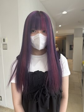 パープル×レッド