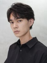 バイフィフス 原宿/表参道(by fifth)&nbsp;原宿フェザーパーマニュアンスパーマメンズカットセンターパート