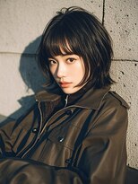 エイチ ウルフカット 大阪梅田(811)&nbsp;ベリーショートハンサムショートバレイヤージュハッシュカット