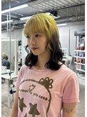 yellow×brown/ルーツカラー