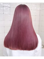 フウ(fuh)&nbsp;ピンクカラー/ロング/ブリーチ/ブリーチカラー/ハイトーン