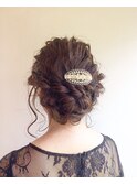 結婚式お呼ばれヘアセット
