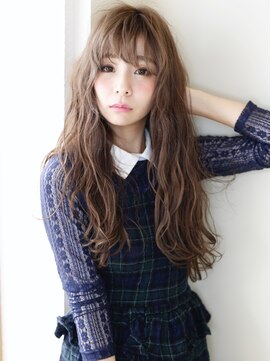 ウナカサ 箕面(unacasa) unacasa☆ガーリー☆波くしゃウェーブロング
