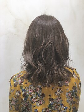 クレアール 恵比寿店(CREAR) 【CREAR 恵比寿/代官山】ひし形ミディアム×グレージュ