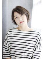 イコウヘアデザイン(icou hair design) オトナ女子♪毛先の動きで魅せる大人な雰囲気の【ショートボブ】