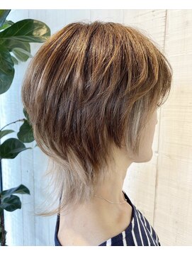 ロッコ 深谷店(ROCCO) #インナーカラー#ウルフスタイル#ミルクティーベージュ