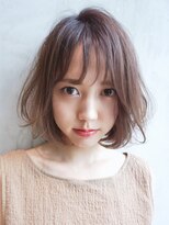 アイティー バイ アルバム 中野店(IT by ALBUM) 大人ボブ_セミウェットウェーブオリーブカラー_7746