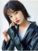 【aRietta 秋山すみれ】ボブ×暗髪×切りっぱなし
