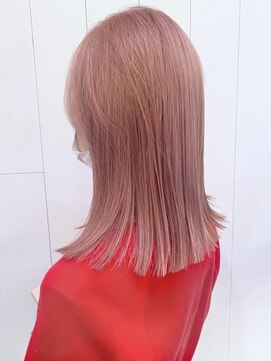 アイティーバイアルバム 八王子店(IT by ALBUM) ピンクベージュ_マロンベージュAラインボブ_ba320073