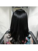 んん、縮毛矯正とデジタルパーマでしょうか…