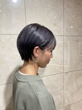 ヘアーサロン タカヒロ(Hair Salon TAKAHIRO) ラベンダーアッシュ　丸みショート