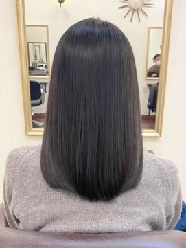 アトリエ ミム 二子玉川店(atelier mim) 艶髪×クラシカルセミロング♪縮毛矯正<二子玉川店>