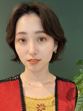 ビュートリアム 南青山(BEAUTRIUM) 外ハネボブ 前髪なし パーマスタイル 表参道青山 20代30代40代