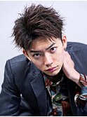 ツイスト前下がりアップショート