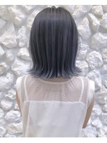 モアナバイヘッドライト 曽根店(Moana by HEADLIGHT)&nbsp;Moana【豊中曽根】#外はねボブ#ネイビー#バレイヤージュ