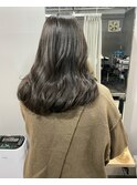 *オリーブグレージュ ほうじ茶 透明感 大阪美容室 天王寺