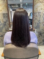 ジュエ (jouer) 髪質改善ナチュラルダークグレージュロングヘア―うるツヤ髪