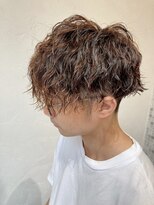 アロマ ヘアー ルーム 新宿3号店(AROMA hair room) 波巻き束感ツーブロックマッシュ束感ハイライト/新宿/新宿三丁目