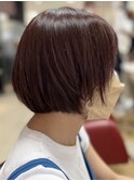 大人可愛い伸ばしかけも可愛い大人ショートボブ/30代40代50代