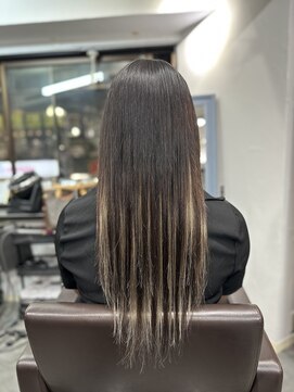 プルエクステのお店ネクスト(NEXT) #プルエクステ #エクステ #プラチナ毛質 #ハイライト