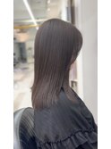 髪の毛がやわらかく見える◎艶チョコブラウン
